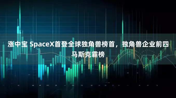 涨中宝 SpaceX首登全球独角兽榜首，独角兽企业前四马斯克霸榜