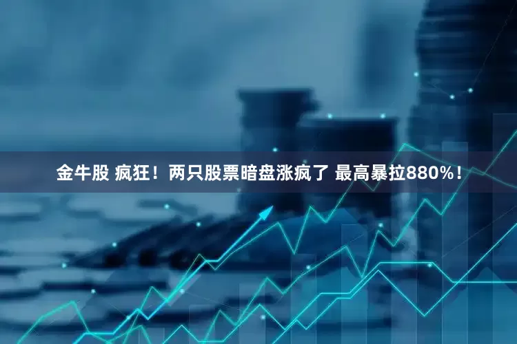 金牛股 疯狂！两只股票暗盘涨疯了 最高暴拉880%！